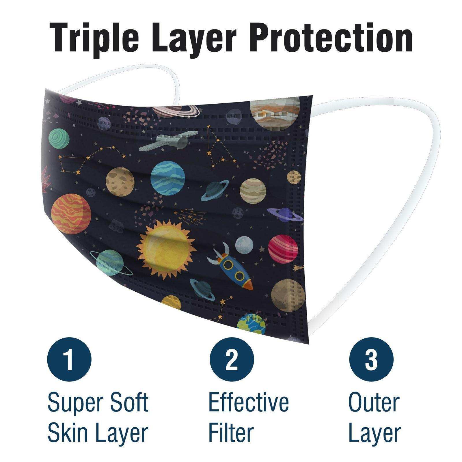 WeCare Kids Assorted Galaxy Masks - Shop Home Med