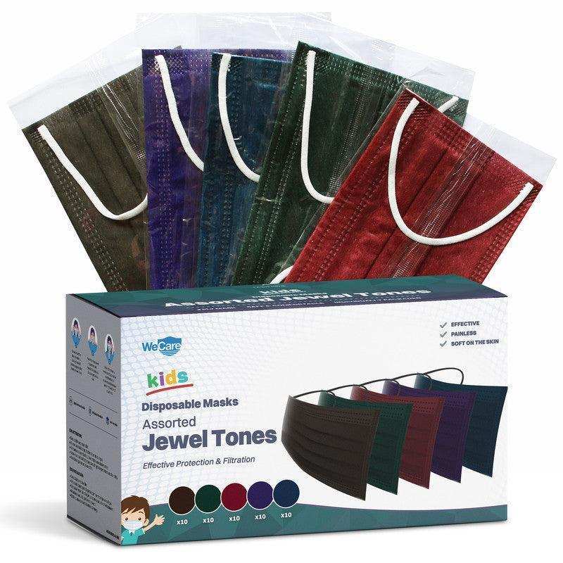 WeCare Kids Assorted Jewel Tone Collection Masks - Shop Home Med