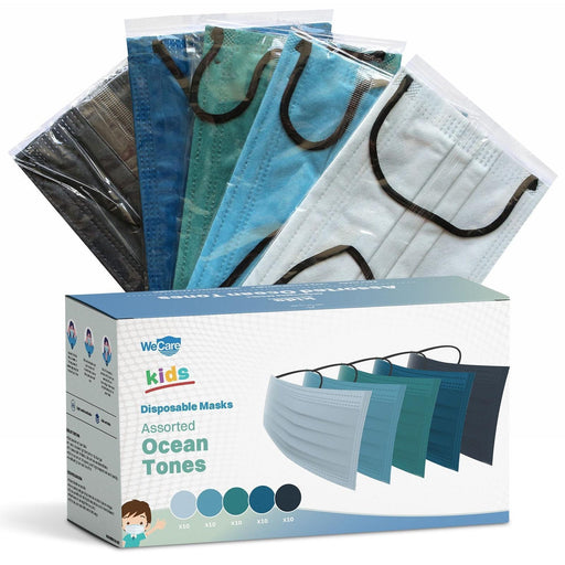 WeCare Kids Assorted Ocean Tones Masks - Shop Home Med
