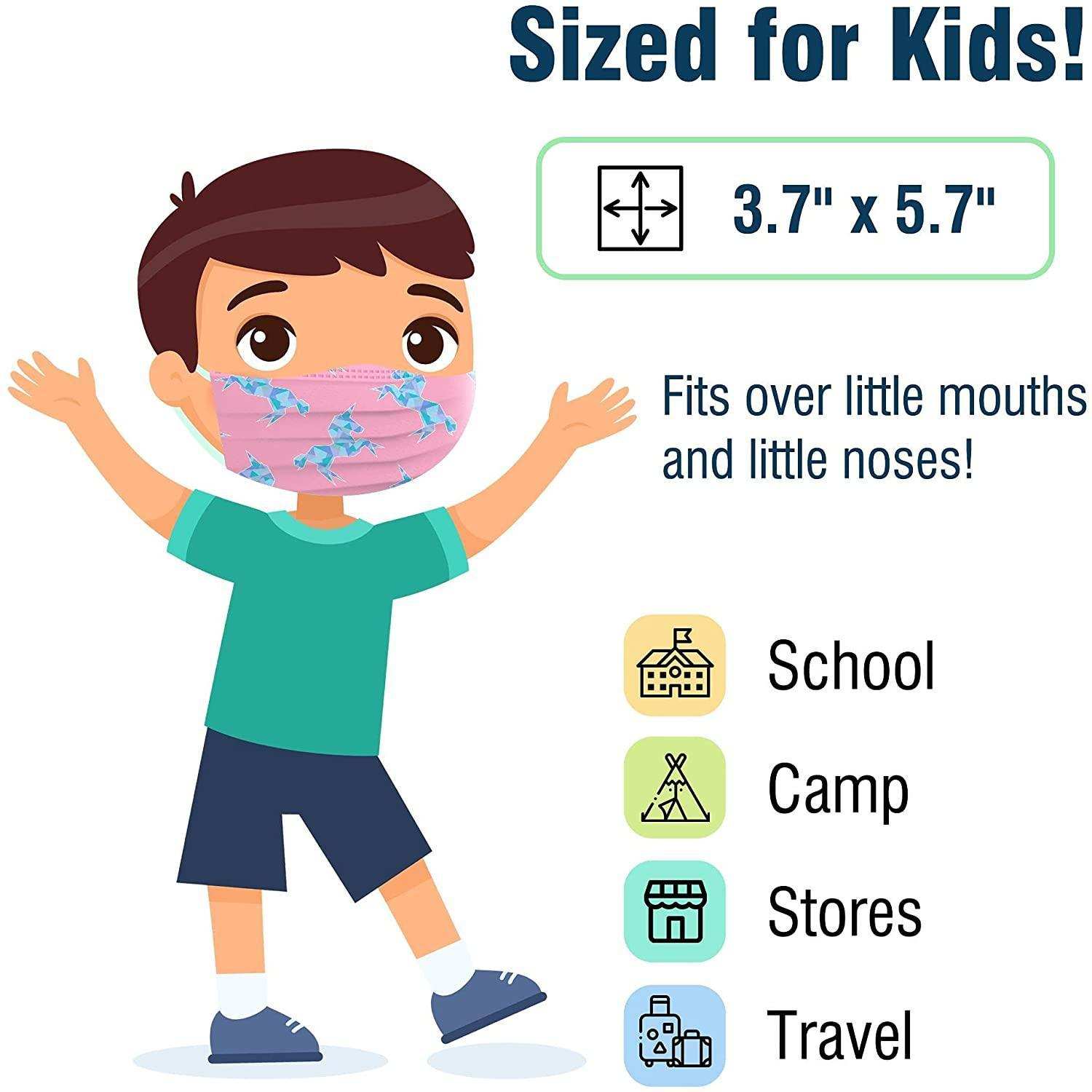 WeCare Kids Assorted Unicorn Masks - Shop Home Med