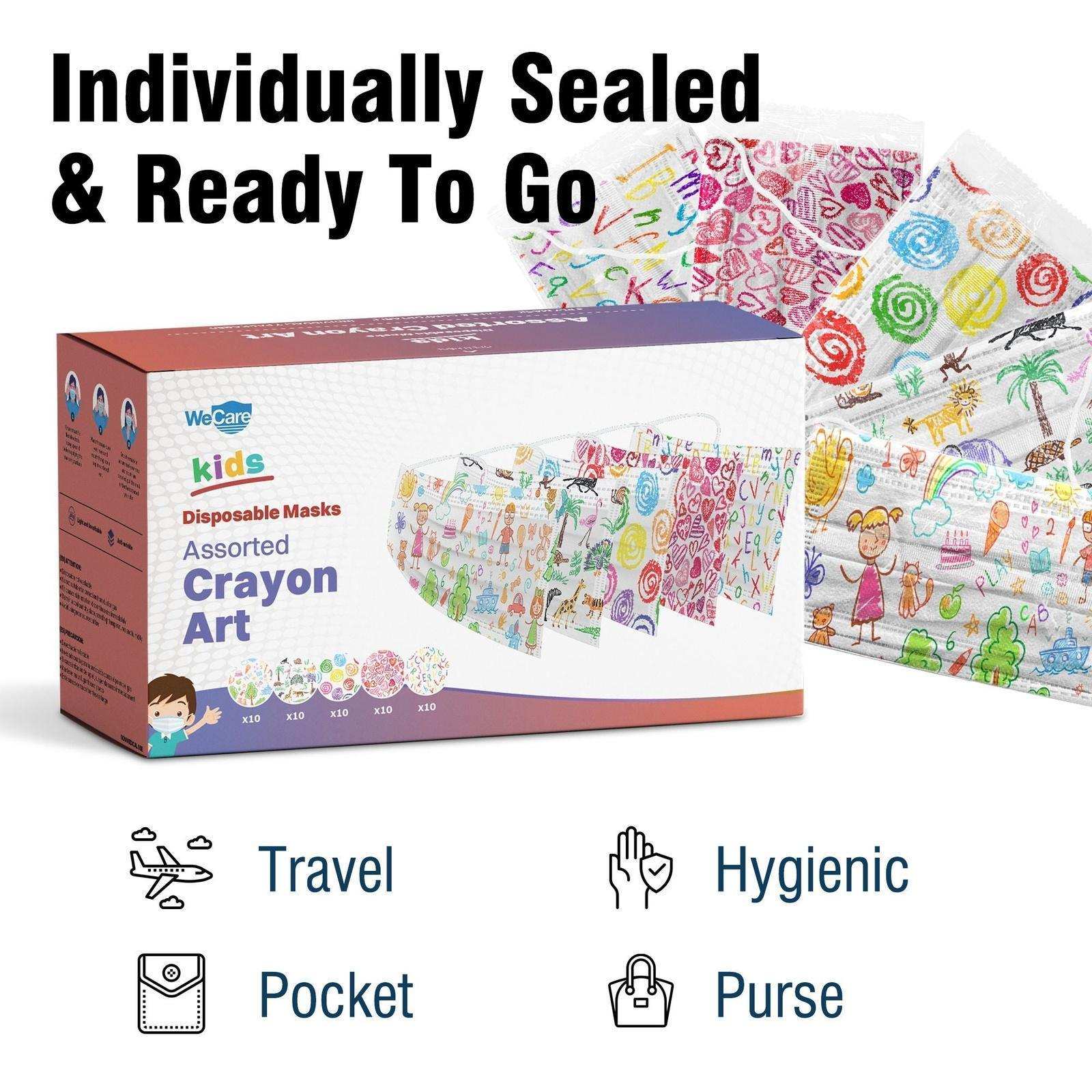 WeCare Kids Crayons Masks - Shop Home Med