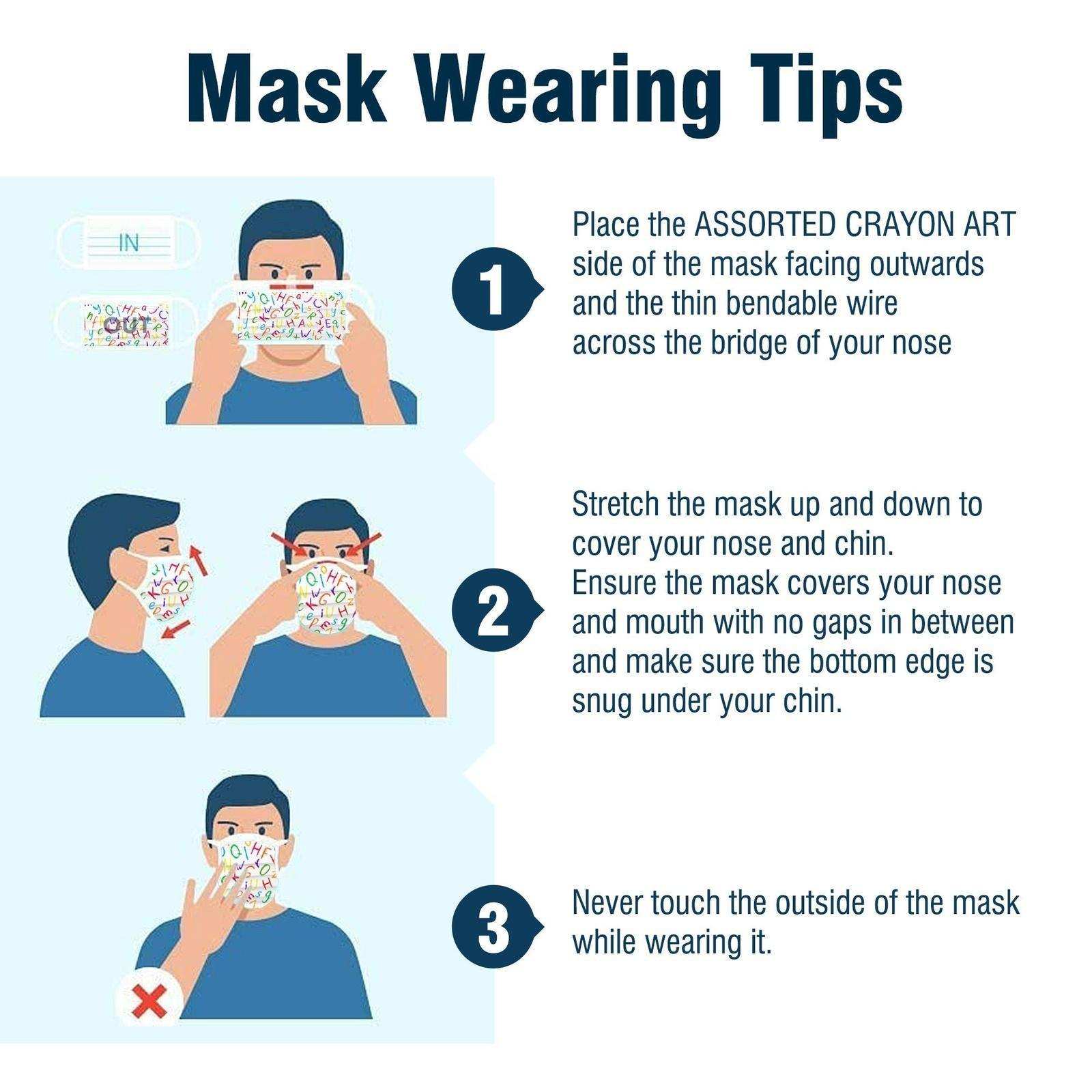 WeCare Kids Crayons Masks - Shop Home Med