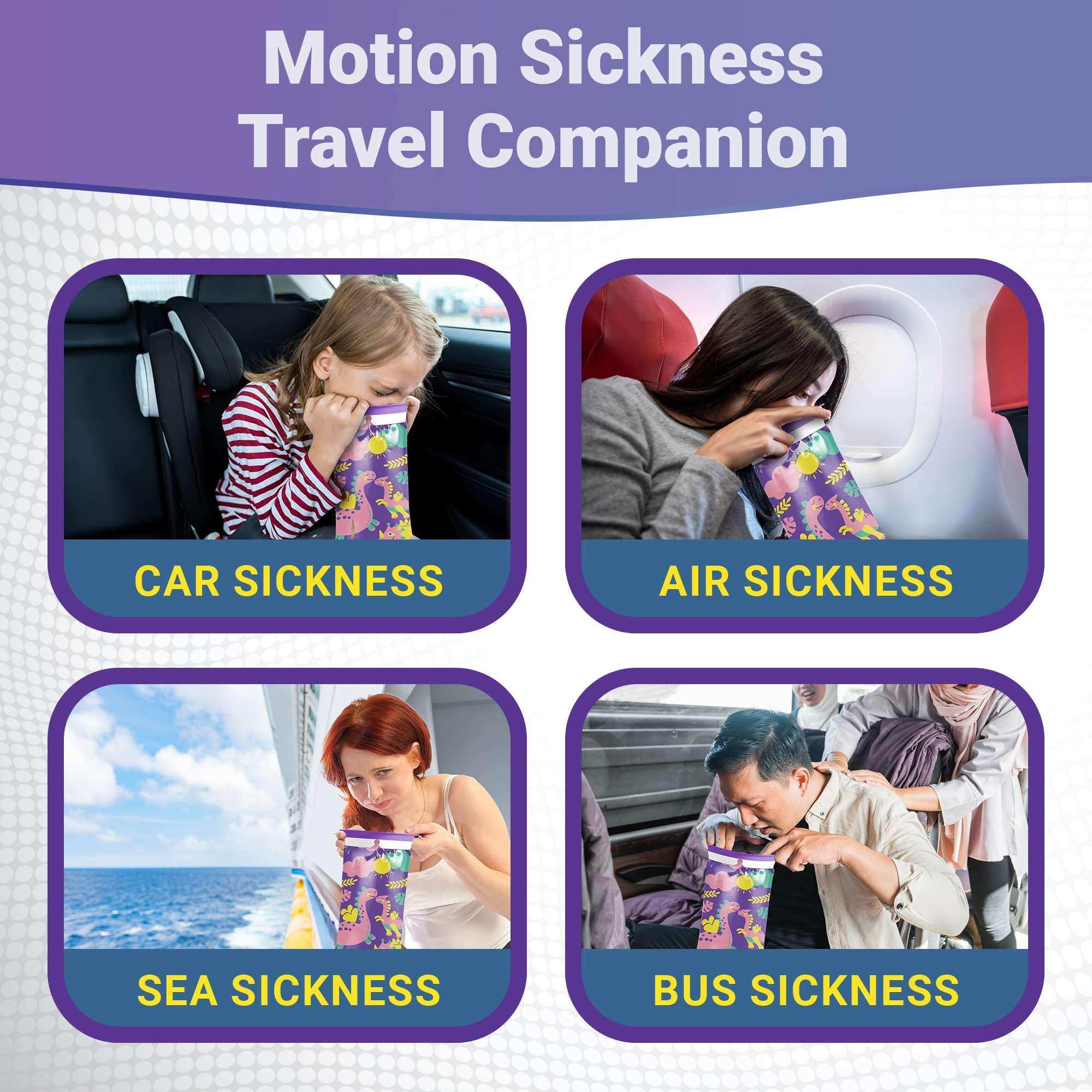 WeCare Kids Disposable Vomit Bags Dinosaur - 5 Pack - Shop Home Med