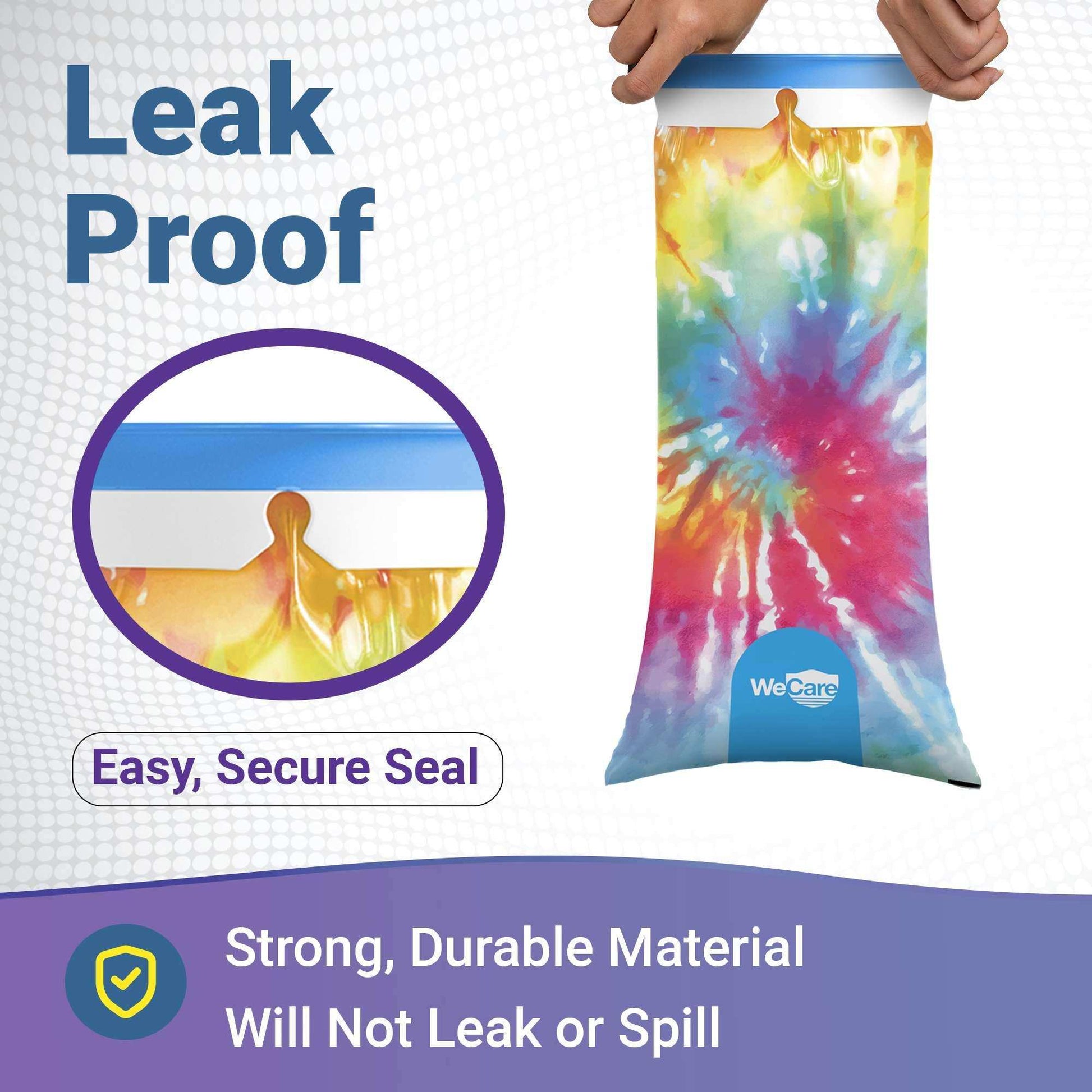 WeCare Kids Disposable Vomit Bags Tie-Dye - 5 Pack - Shop Home Med