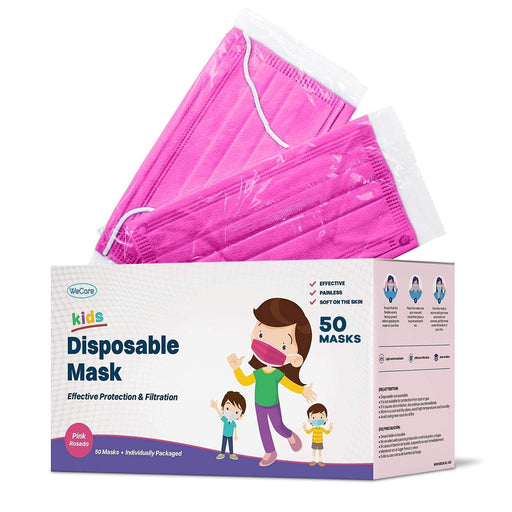 WeCare Kids Pretty Pink Masks - Shop Home Med