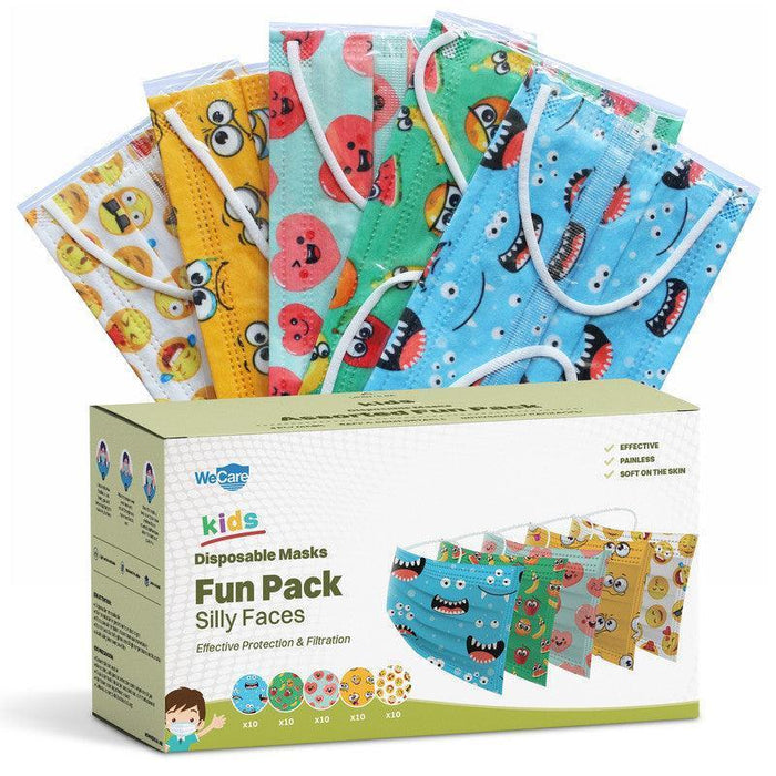 WeCare Kids Silly Faces Fun Pack Masks - Shop Home Med