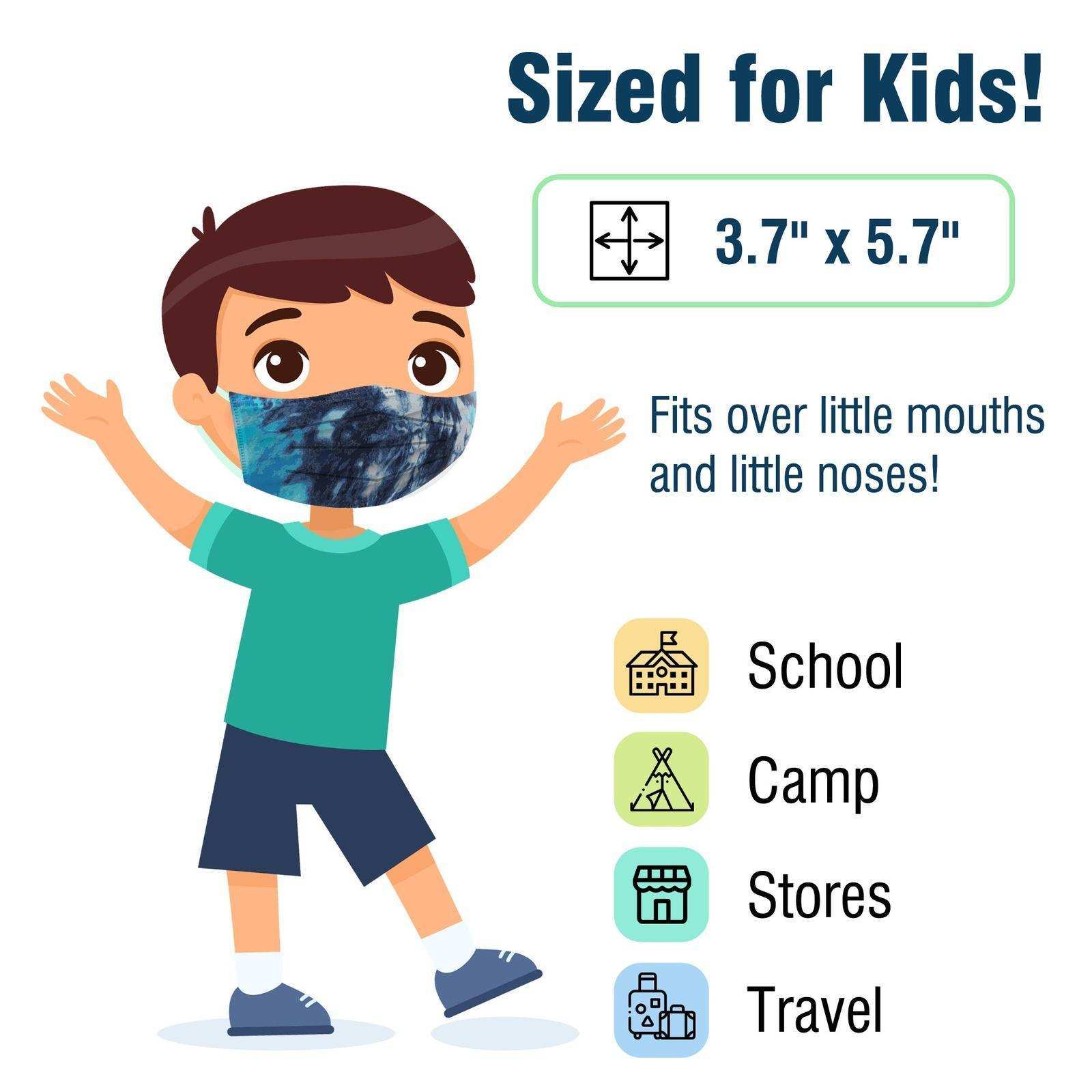 WeCare Kids Tie Dye Variety Masks - Shop Home Med