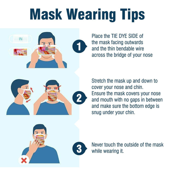 WeCare Kids Tie Dye Variety Masks - Shop Home Med
