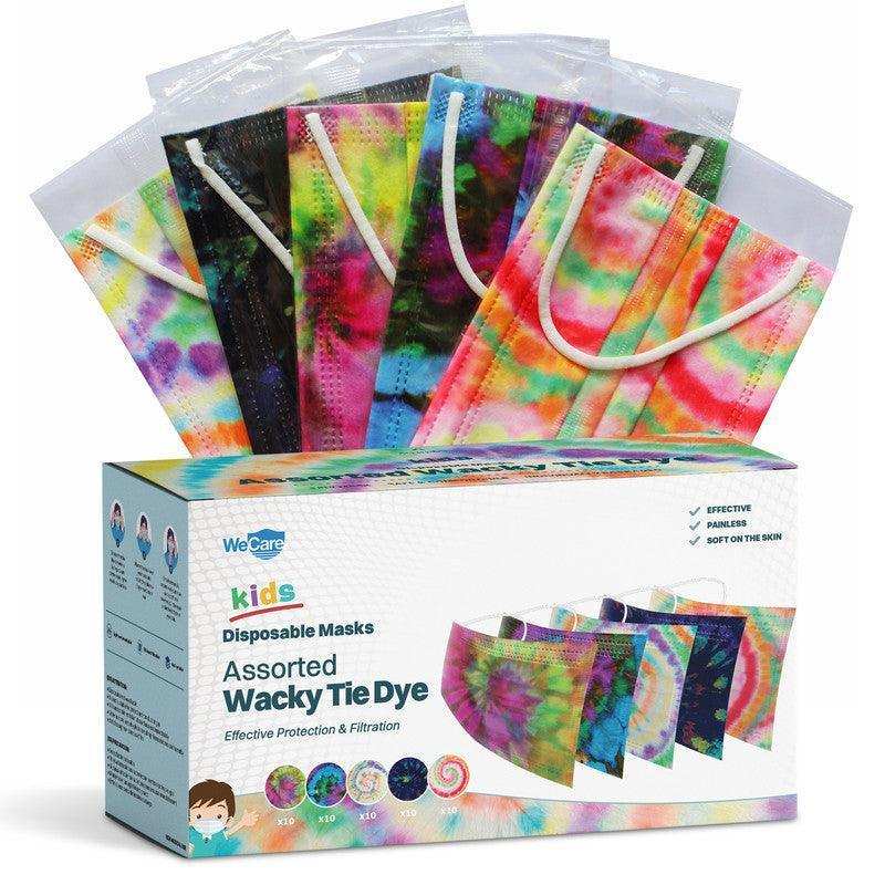 WeCare Kids Wacky Tie Dye Pack Masks - Shop Home Med