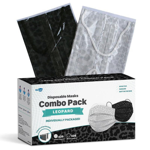 WeCare Leopard Print Combo Pack Masks - Shop Home Med