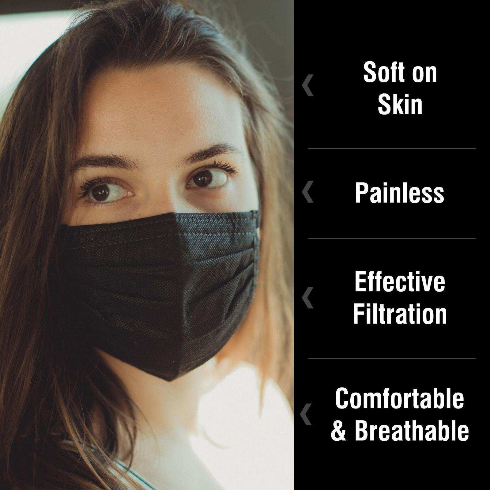 WeCare Midnight Black Masks - Shop Home Med