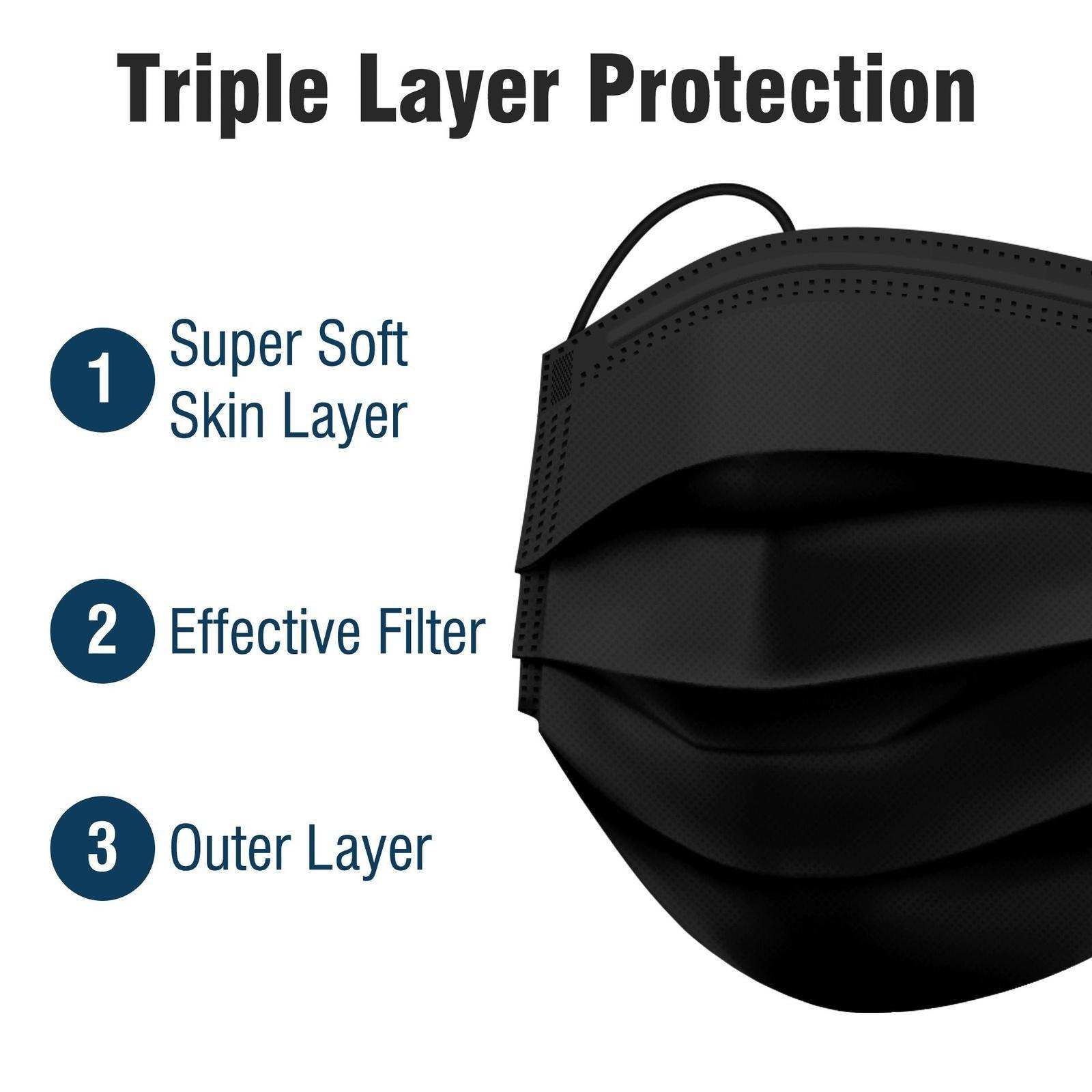 WeCare Midnight Black Masks - Shop Home Med