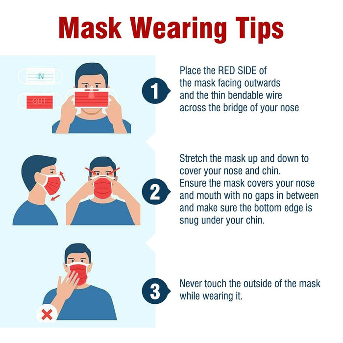 WeCare Red Masks - Shop Home Med
