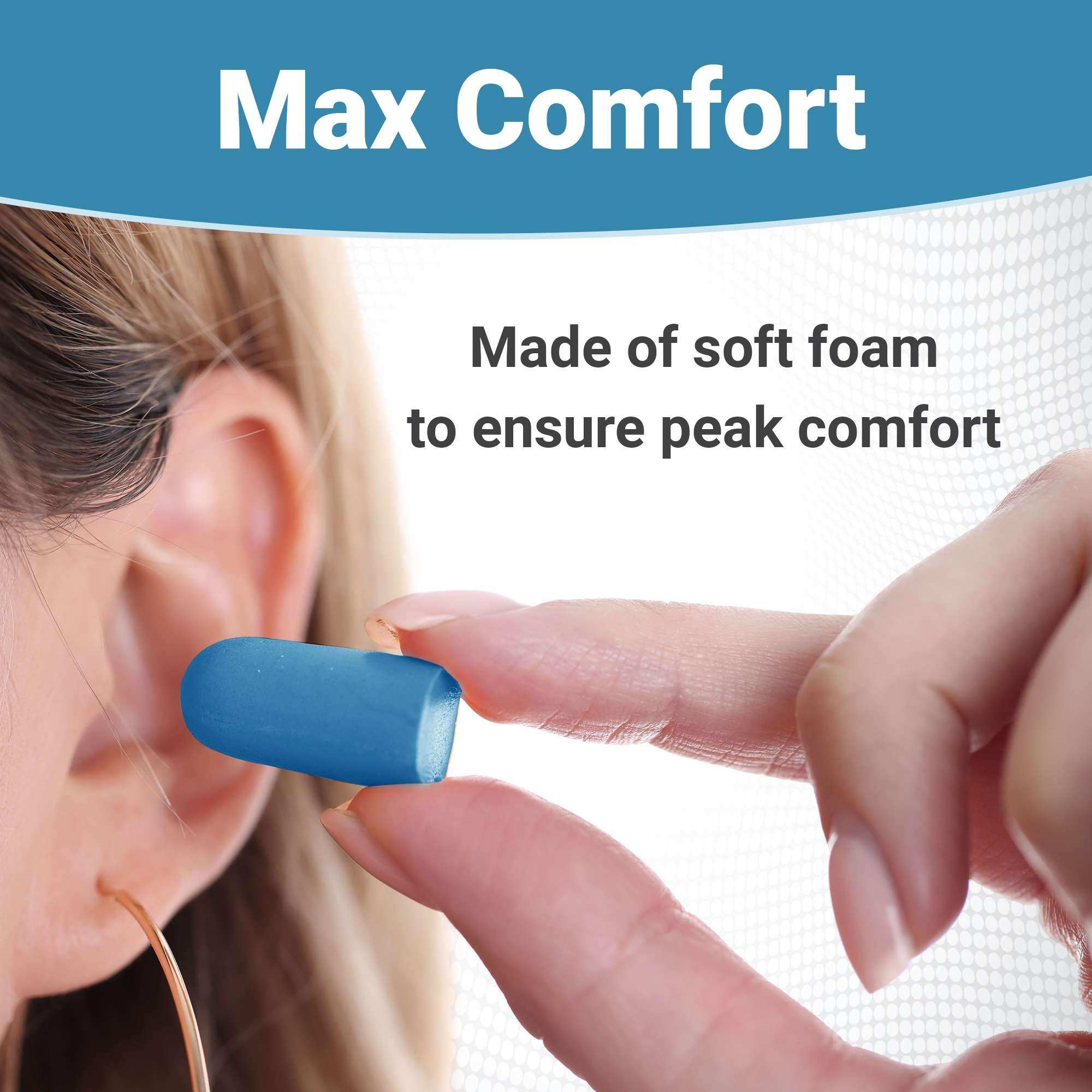 WeCare Soft Foam Earplugs - 30 Pairs - NRR 33dB - Shop Home Med