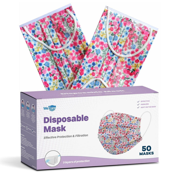 WeCare Summer Floral Masks - Shop Home Med