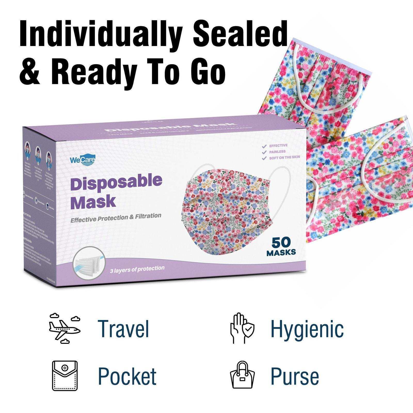 WeCare Summer Floral Masks - Shop Home Med