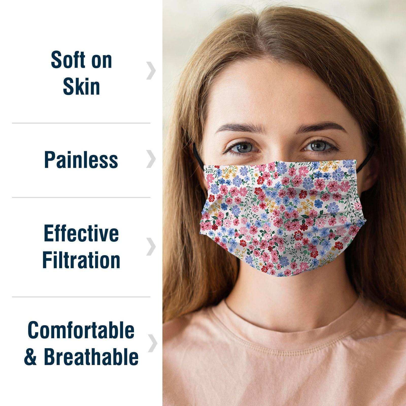 WeCare Summer Floral Masks - Shop Home Med