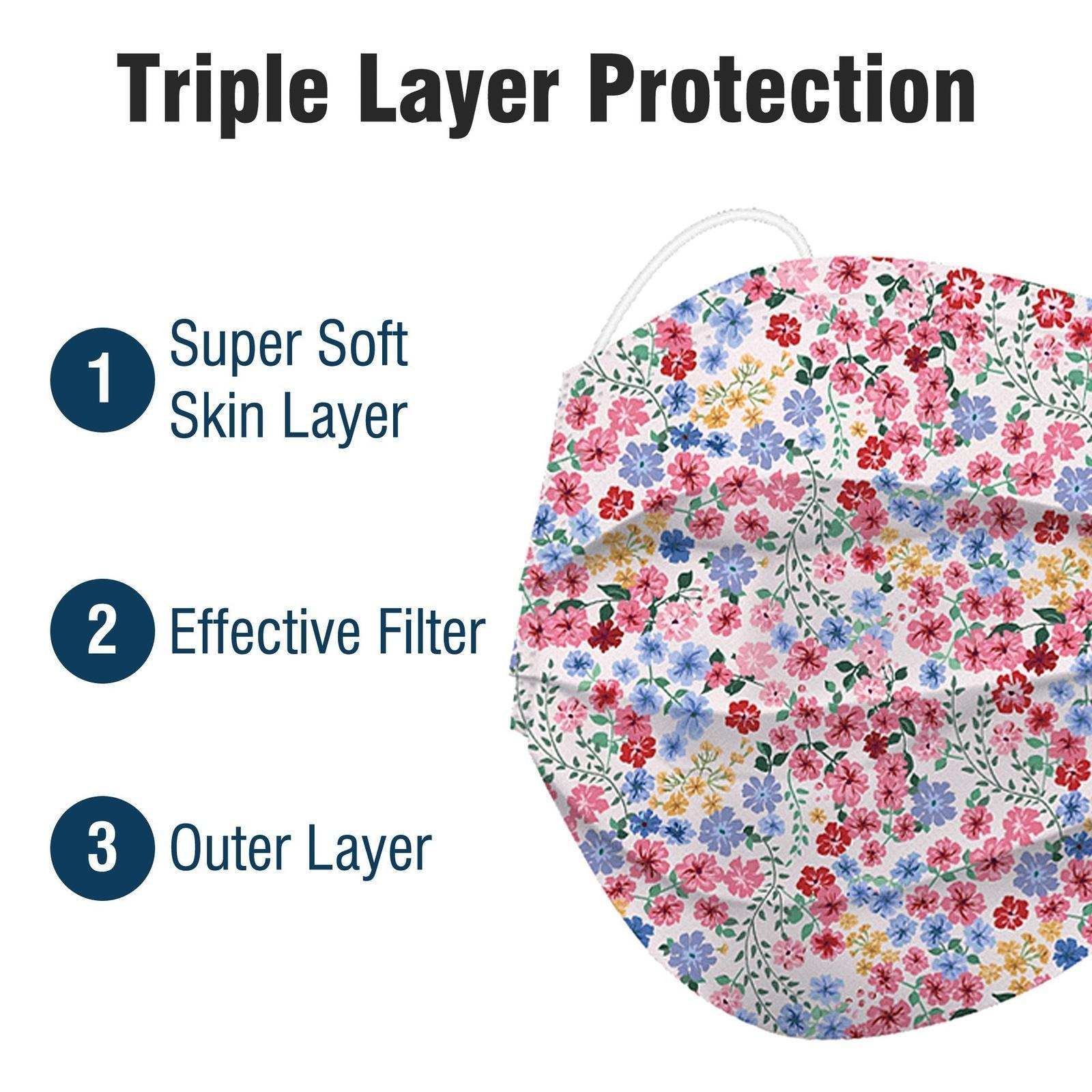 WeCare Summer Floral Masks - Shop Home Med