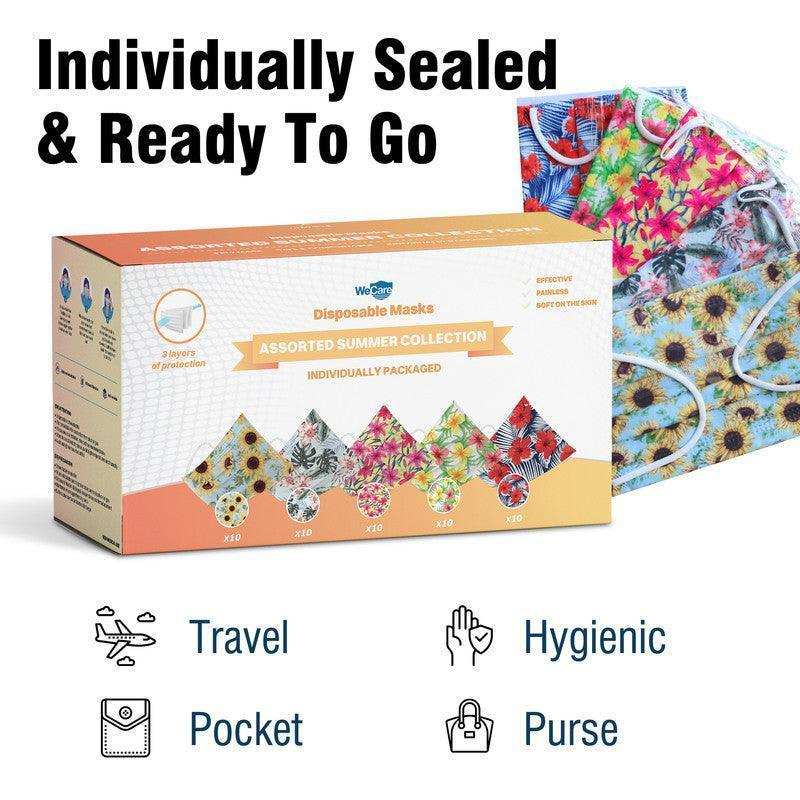 WeCare Summer Print Collection Masks - Shop Home Med