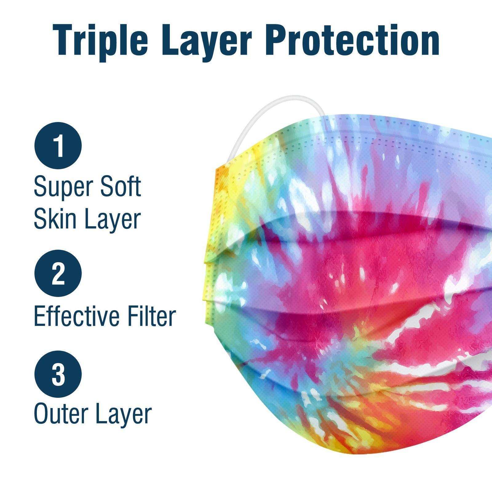 WeCare Tie Dye Masks - Shop Home Med