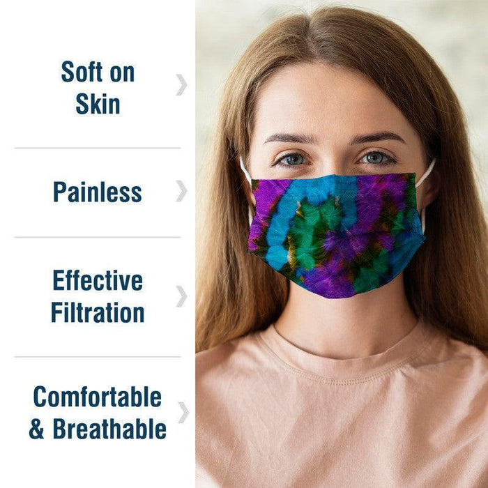 WeCare Wacky Tie Dye Pack Masks - Shop Home Med