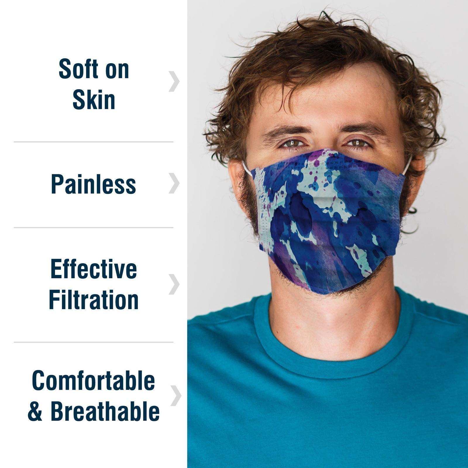 WeCare Watercolor Print Masks - Shop Home Med