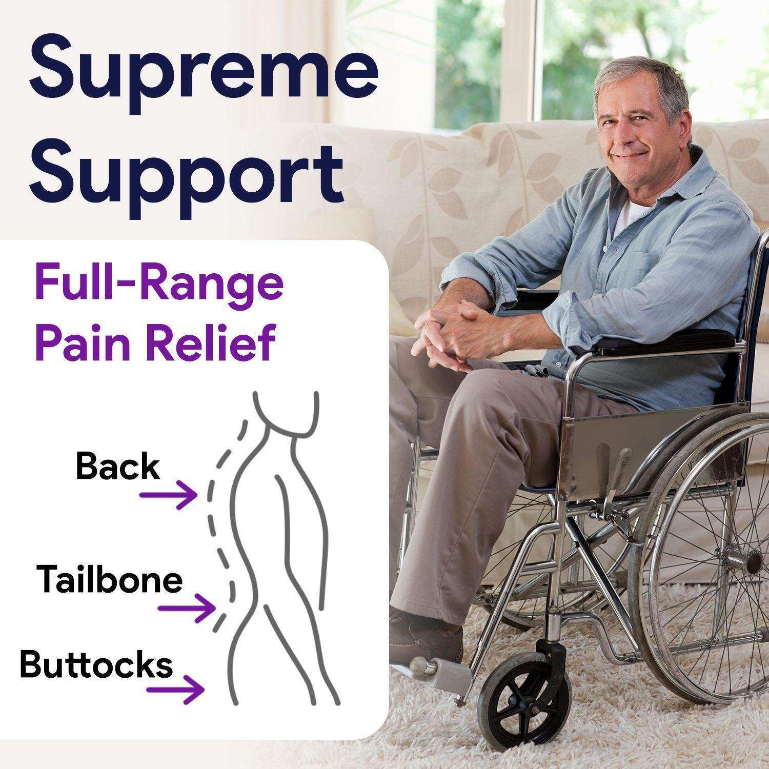 ProHeal Wheelchair Back And Lumbar Pillow Set - Shop Home Med