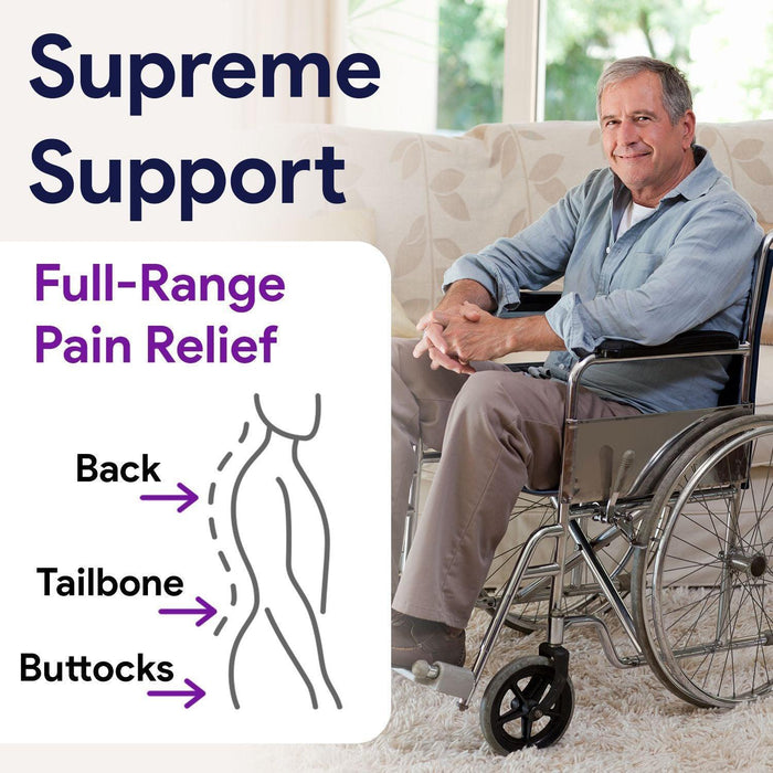 ProHeal Wheelchair Back And Lumbar Pillow Set - Shop Home Med