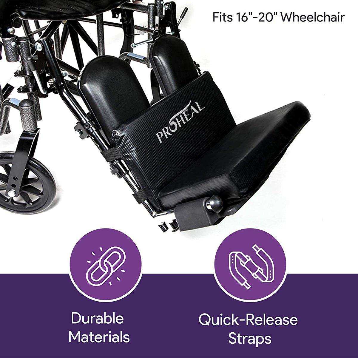 ProHeal Wheelchair Leg Rest Extenders - Prevents Foot Drop - Shop Home Med