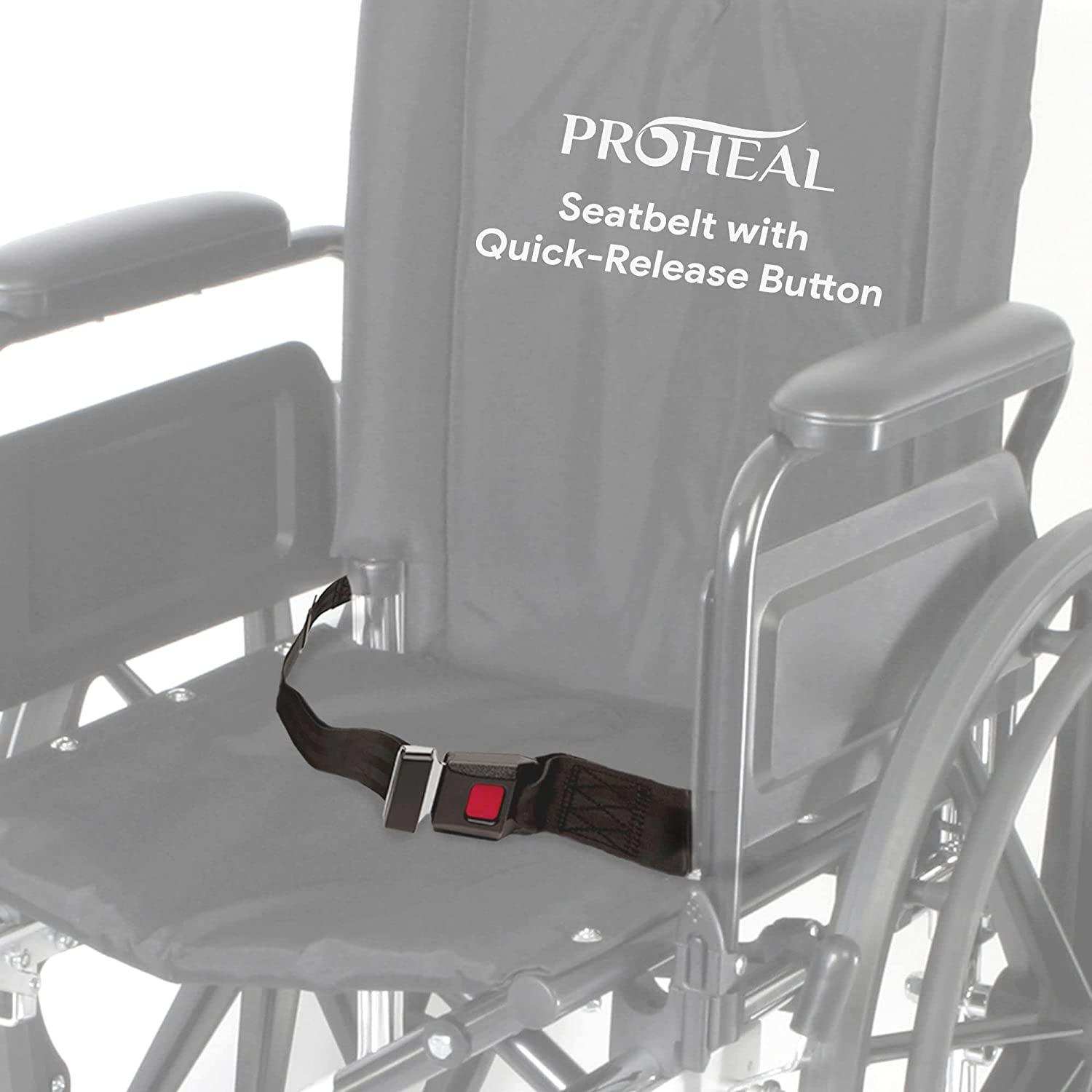 ProHeal Wheelchair Seatbelt With Push Button - Shop Home Med