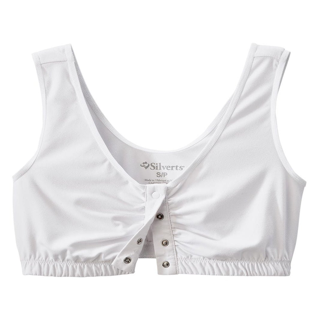 Silverts Women's Adaptive Front Closure Underwire Free Bra