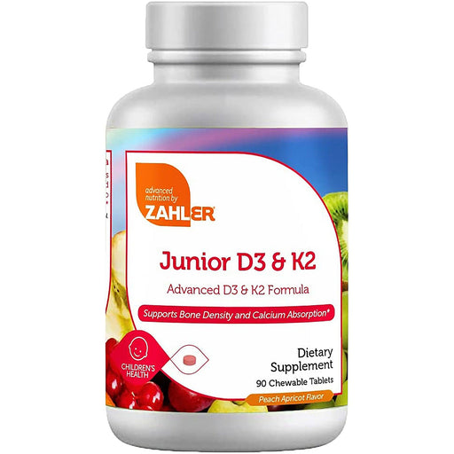 Zahler Junior D3 K2, Chewable Vitamin - Shop Home Med