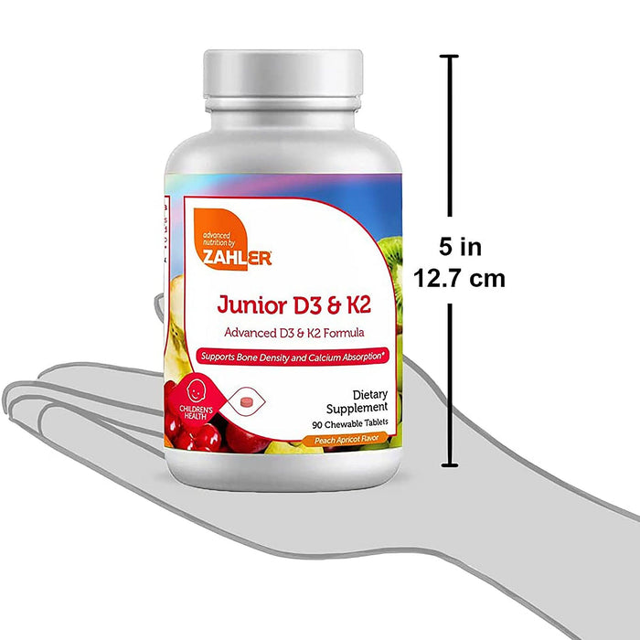 Zahler Junior D3 K2, Chewable Vitamin - Shop Home Med
