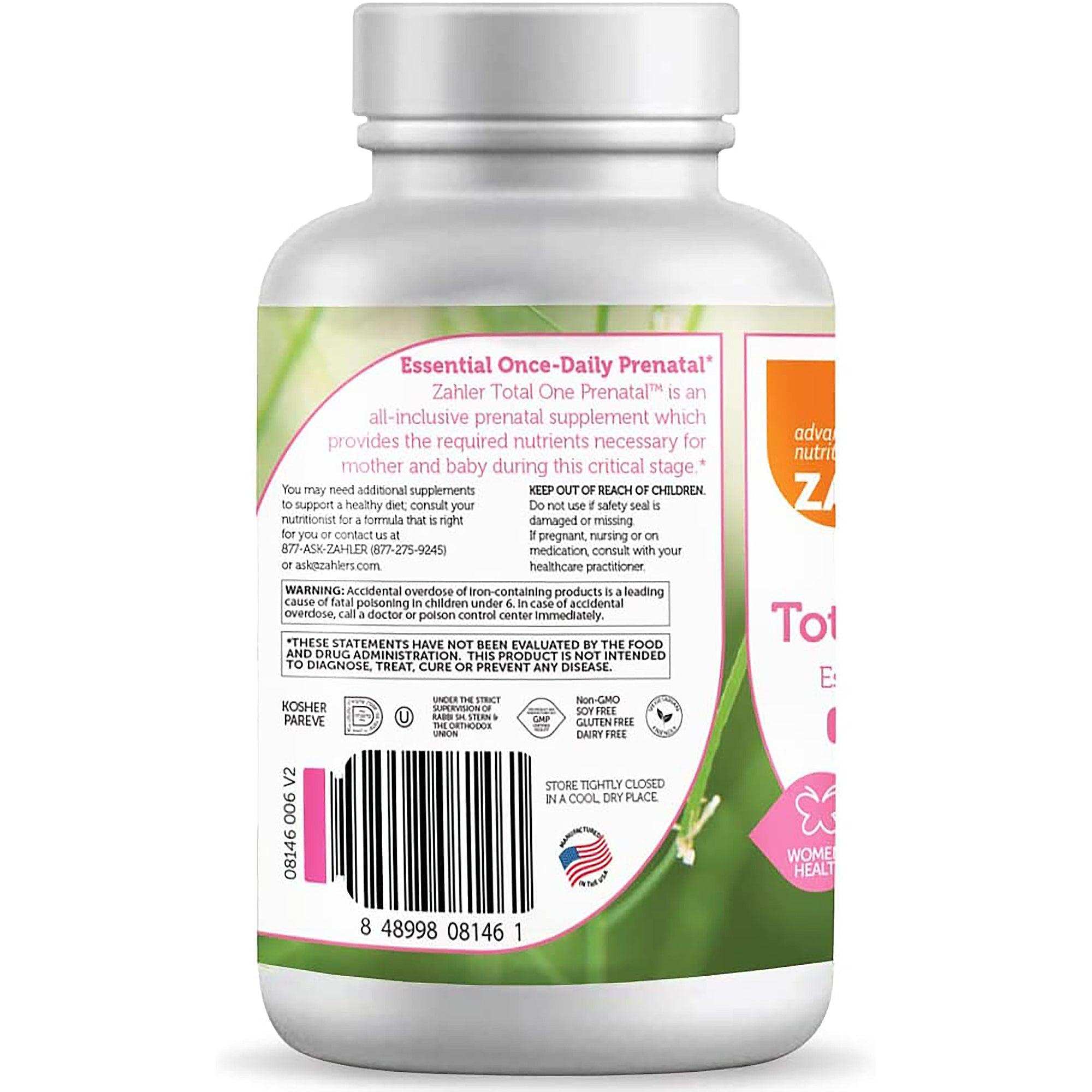 Zahler Total One Prenatal - Shop Home Med
