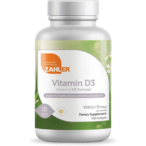 Zahler Vitamin D3 3000 IU - Shop Home Med