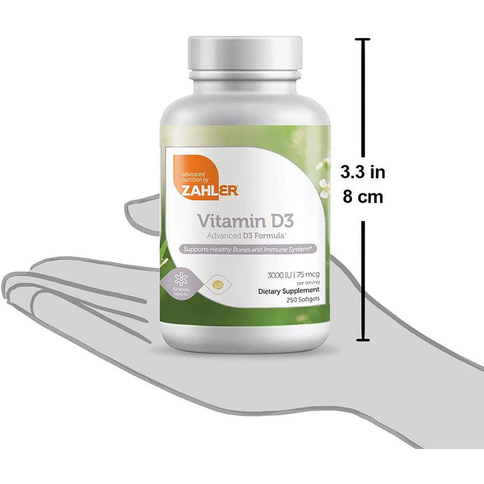 Zahler Vitamin D3 3000 IU - Shop Home Med