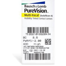 PureVision Multifocal Contact Lenses Prescription - 6 Pack