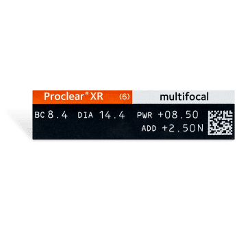 Proclear Multifocal XR Contact Lenses Prescription - 6 pack