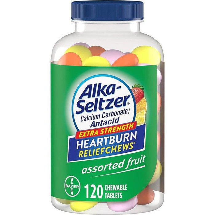 Alka-Seltzer Extra Strength Heartburn ReliefChews Tablets - 120 Ct - Shop Home Med