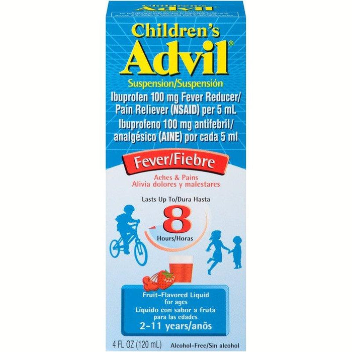 Advil Children's Oral Suspension Fever Reducer Fruit Flavor - 4 fl oz