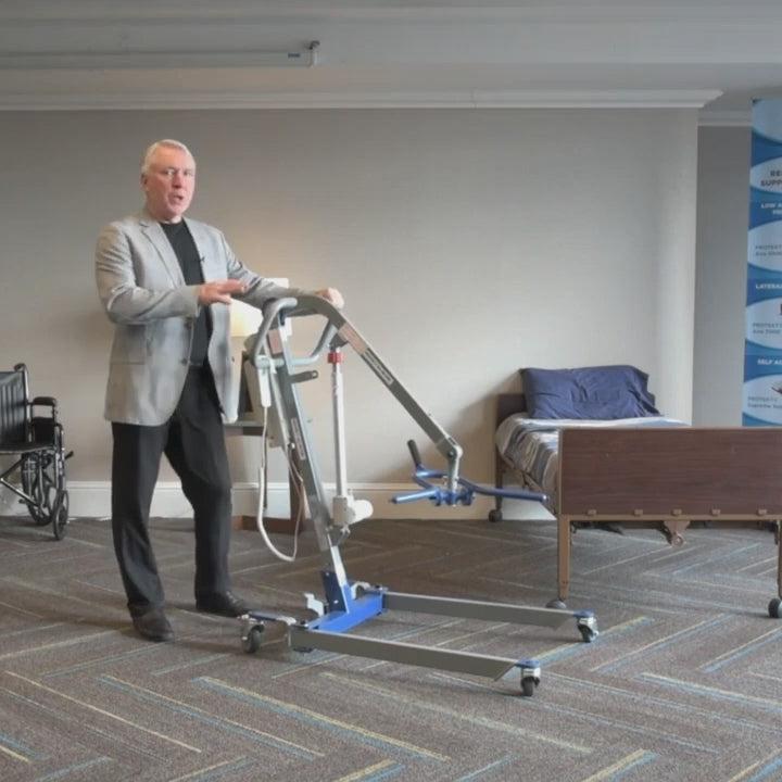 Load video: All-In-One Portable Patient Lift