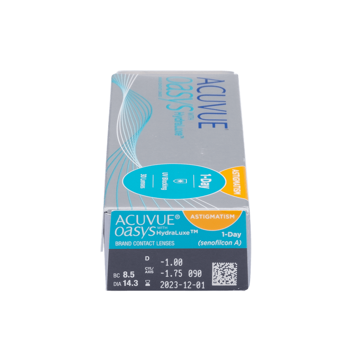 Johnson & Johnson Acuvue Oasys 1-Day For Astigmatism - 30 Pack Contact Lenses - Shop Home Med