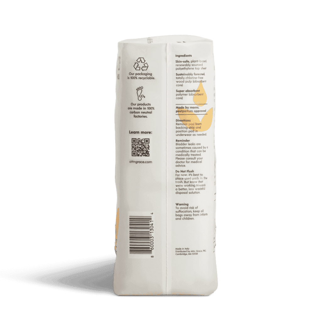 Attn Grace Moderate Pads for Bladder Leaks - Shop Home Med