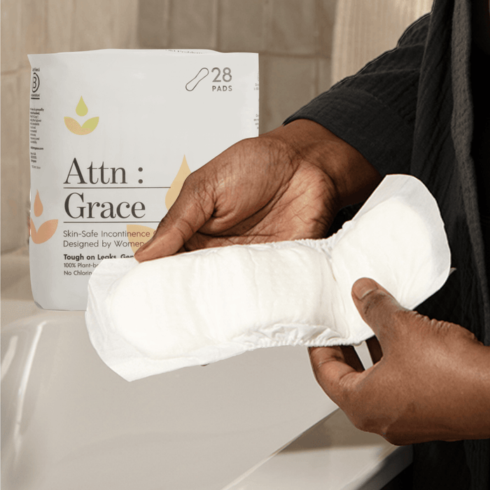 Attn Grace Moderate Pads for Bladder Leaks - Shop Home Med
