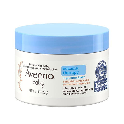 Aveeno Baby Eczema Therapy Nighttime Balm, Travel Size - 1oz - Shop Home Med