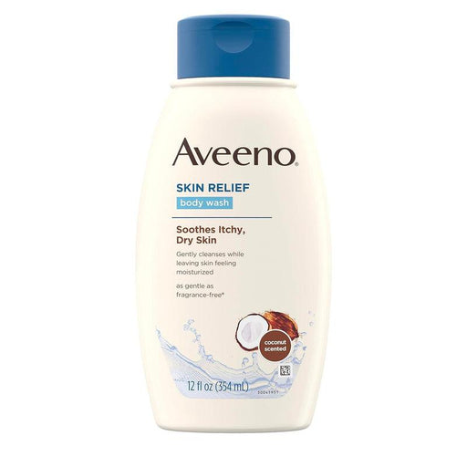 Aveeno Skin Relief Body Wash with Coconut Scent for Sensitive, Itchy, Dry Skin - 12oz - Shop Home Med