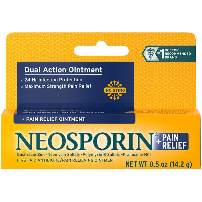 Neosporin + Pain Relief Max Strength Antibiotic Ointment - 0.5 oz