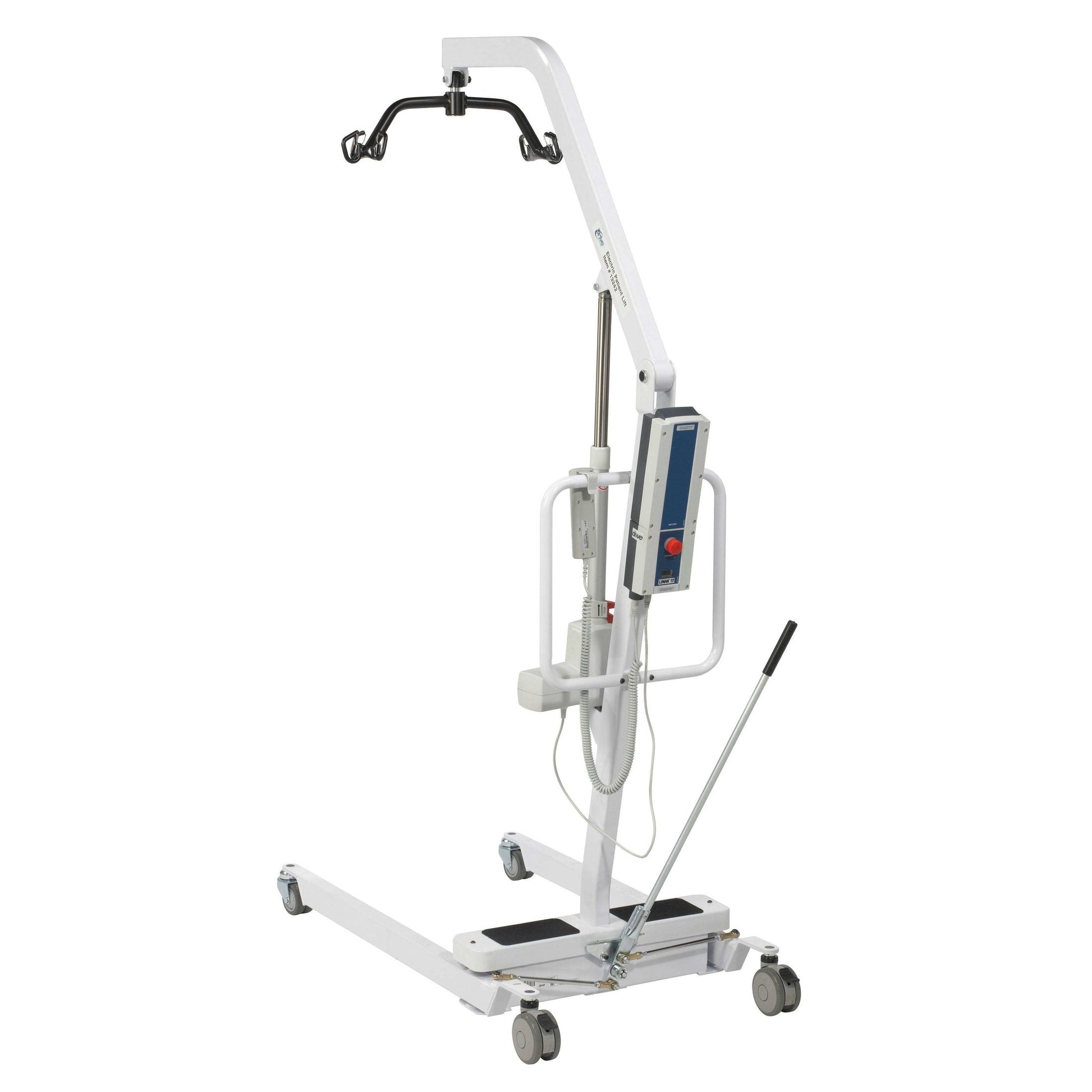 Battery Powered Electric Patient Lift with Rechargeable and Removable Battery, No Wall Mount - Shop Home Med