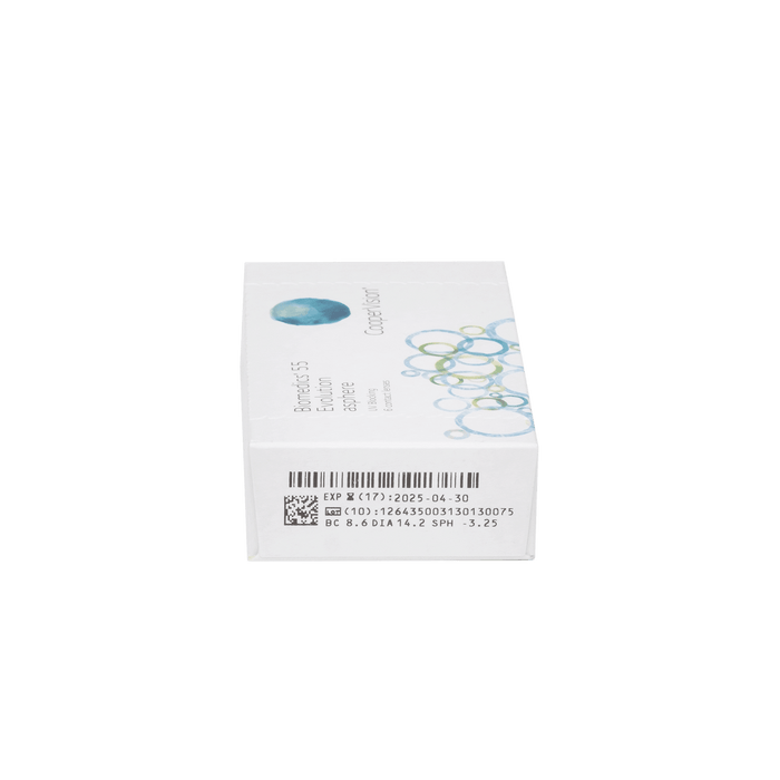 Biomedics 55 Evolution Contact Lenses Prescription - 6 Pack