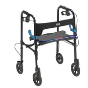 Clever Lite Walker Rollator, Adult, 8" Wheels, Flame Blue - Shop Home Med